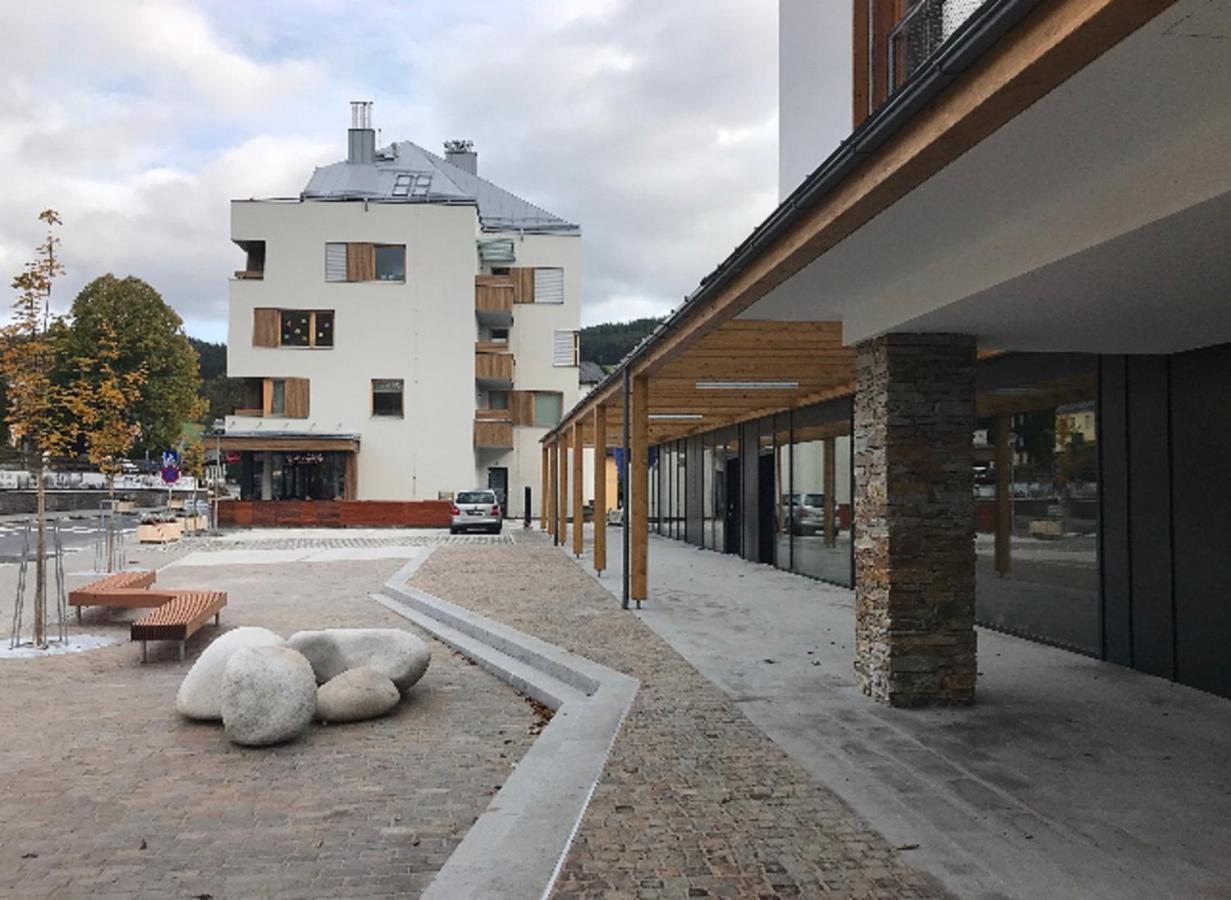 Wellness Rezidence Javor, Ubytovani Se Zasklenou Terasou V Centru Zelezne Rudy Železná Ruda Exteriör bild